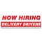Signmission Now Hiring Delivery Drivers Banner Apply Inside Accepting Application Single Sided B-72-30229 - alternate 1
